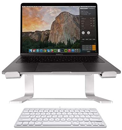 Macally Mini Keyboard and an Ergonomic Laptop Stand, Excellent MacBook Accessories