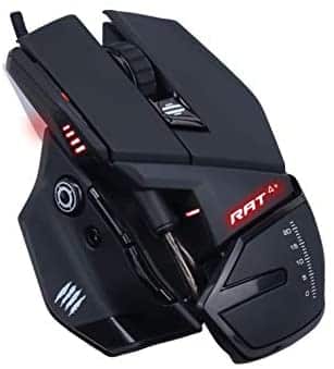 Mad Catz R.A.T. 4 + Gaming Mouse, PC/Mac, Built-in Storage Capability, 2 Ways