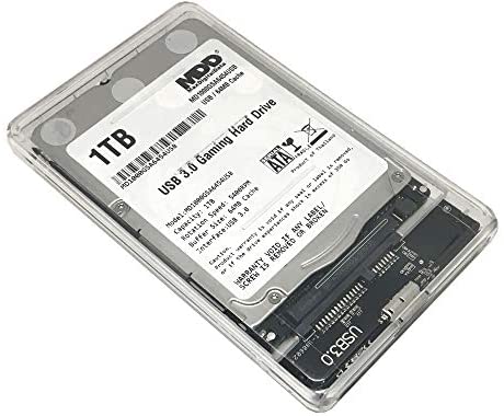 MaxDigitalData HD250U3-C 1TB USB 3.0 Portable PS4 External Gaming Hard Drive – (PS4 Pre-Formatted) – 2 Year Warranty
