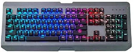 Mechanical Gaming Keyboard| Marvel X Siberian Lynx-Gateron Brown Switches, 100% Anti-Ghosting, RGB Backlit, Led Programmable-Aluminum Alloy, Waterproof-Teclado Gamer