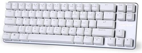 Mechanical Keyboard Gaming Keyboard Brown Switch 68-Keys Mini Design (60%) Gaming Wired Keyboard White Magicforce by Qisan