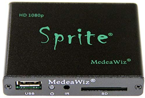 MedeaWiz DV-S1 Sprite Looping HD Media Player – Seamless Audio Video Auto Repeater 1080p 60Hz HDMI, NTSC and PAL Outputs – Trigger Input and Serial Control