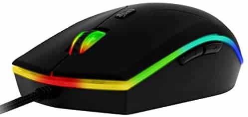 MeeTion GM21 Polychromatic Gaming Mouse 6 Button, Scroll Wheel, multiDPI
