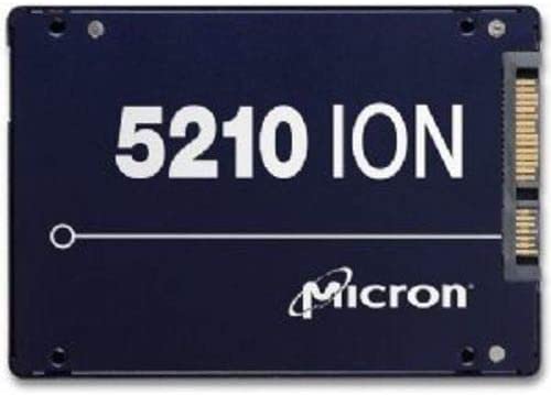 Micron 5200 5210 Ion 1.92 TB Solid State Drive – SATA 600-2.5″ Drive – Read Intensive – 0.8 Dwpd – Internal – 540 MB/S Maximum Read Transfer Rate – 260 MB/S Maximum Write Transfer Rate –