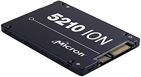 Micron 5210 Ion SSD | MTFDDAK7T6QDE | 7.68TB | Qlc | SATA 6GB/S | 2.5-Inch Enterprise Solid State Drive