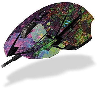 MightySkins Skin Compatible with Logitech G502 Proteus Spectrum Gaming Mouse – Paint Drip | Protective, Durable, and Unique Vinyl wrap Cover | Easy to Apply, Remove | Made in The USA