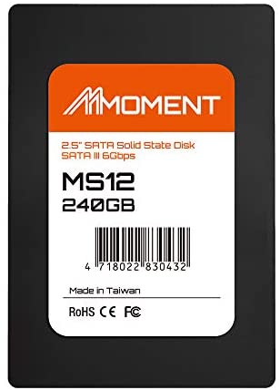 Mmoment MS12 240GB SATA III 2.5 Inch Internal SSD – up to 535MB/s