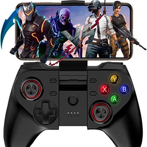 Mobile Game Controller, Megadream Wireless Key Mapping Gamepad Joystick Perfect for PUBG & Fotnite & Call of Duty, Compatible for iOS Android iPhone iPad Samsung Galaxy – Do Not Support iOS 13.4