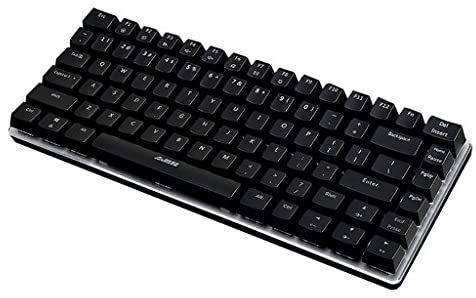 MonkeyJack Gaming-Keyboard Wired Black-Switch Mechanical Keyboard 82 Keys Black