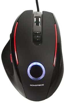Monoprice 5-Button Optical Laser Gaming Mouse (109258)