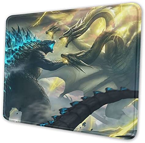 Monster Mouse Pad Gaming Mouse Pads with Stitched Edges Non-Slip Rubber Base for Computer Laptop PC 7.9×9.5 inch