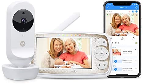Motorola Connect20 by Hubble Connected Video Baby Monitor – 4.3″ Parent Unit and Wi-Fi Viewing for Baby, Elderly, Pet – 2-Way Audio, Night Vision, Digital Zoom