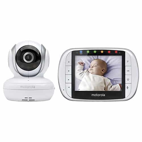 Motorola MBP33XL 3.5″ Video Baby Monitor with Digital Zoom, Two-Way Audio and Room Temperature Display