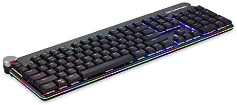 Motospeed 2.4GHz Wireless/USB Wired Mechanical Gaming Keyboard Compact 104 Key RGB LED Backlit + Durable,Ergonomic,Anti-ghosting Mechanical Keyboard for Windows PC Gamers (Red Switch)