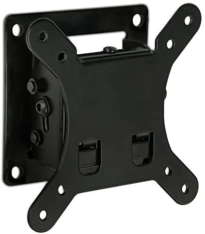 Mount-It! Small TV Monitor Wall Mount | Quick Release | Fits 13-32 Inch LCD/LED Screen | Max 33 Lbs | Slim Tilting Design | Easy Installation