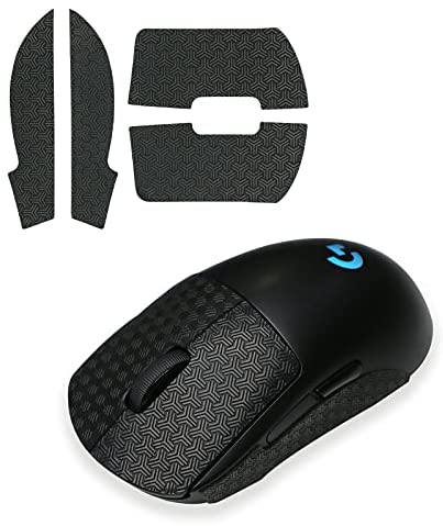 Mouse Grip Tape Gaming Mouse Games Absorbent Anti-Slip Grip Tape Fit Design for GPW，Both Sides of The Mouse, Grasp Improve Game Technology Black