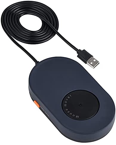 Mouse Jiggler,USB Mouse Mover with ON/Off Switch,Undetectable Mouse Wiggler Simulator,Driver-Free Mouse Movement Simulation Mouse Shaker for Computer,Laptop Awakening,Remote Work