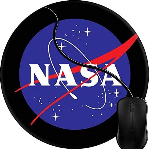 Mouse Pad Gaming NASA, Premium-Textured Surface, Non-Slip Rubber Base, Laser Optical Mouse Compatible, Mouse mat 1U2060