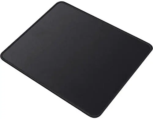 Mouse Pad with Stitched Edge Gaming Mousepad Ergonomic Non-Slip Rubber Base Mouse Mat for Computer, Laptop, Office & Home, 9.8″×11.8″x 0.12″, Black