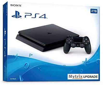 Mytrix Playstation 4 Slim 2TB SSD Console with DualShock 4 Wireless Controller Bundle, Playstation Enhanced with 2TB Solid State Drive
