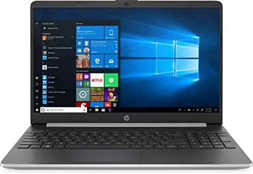 New HP 15.6″ HD Touchscreen Laptop Intel Core i3-1005G1 8GB DDR4 RAM 128GB SSD HDMI Bluetooth 802.11/b/g/n/ac Windows 10 15-dy1731ms Silver
