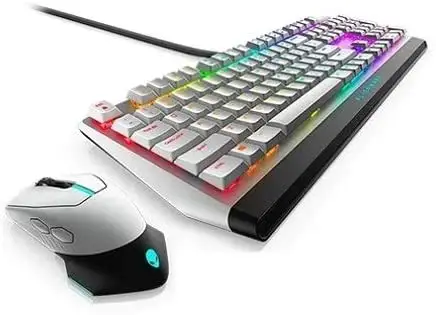 New Mechanical Low-Profile RGB Keyboard 510K AW510K with 610M Wired/Wireless Gaming Mouse AW610M for Aurora R11 Aurora R10 Area 51m R2 M17 R3 Plus Best Notebook Pen Light – Lunar Light
