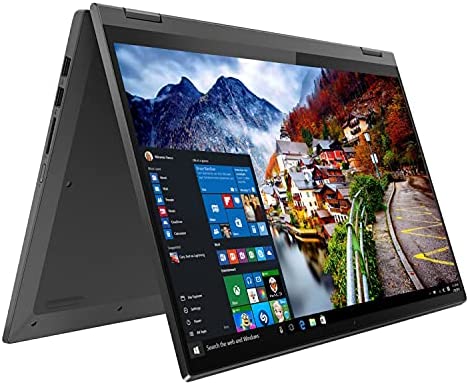 New_Lenovo Flex 5 14 2-in-1 Laptop PC, 14″ FHD Touchscreen Ideapad, AMD Ryzen 3 4300U Processor, 4GB RAM, 256GB SSD, WiFi, Webcam, Bluetooth, Win 10 s, Graphite Grey – 1-Month Ommotech Tech Support