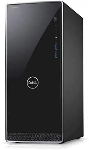 Newest Dell Inspiron 3880 Premium Business Desktop Computer/ 10th Gen Intel Hexa-Core i5-10400 (up to 4.30 GHz Beat i7-7500U)/ 16GB DDR4 RAM/ 256GB SSD+1TB HDD/WiFi/VGA/HDMI/Windows 10 Home/AllyFlexMP