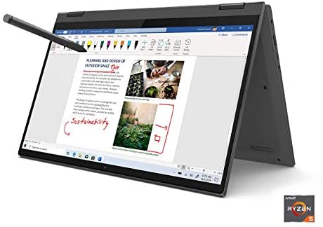 Newest Lenovo Flex 5 14″ FHD IPS Touchscreen Premium 2-in-1 Laptop, AMD 4th Gen Ryzen 5 4500U, 16GB RAM, 256GB PCIe SSD, Backlit Keyboard, Fingerprint Reader, Digital Pen Included, Windows 10