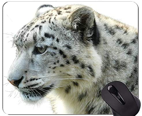 Non-Slip Rubber Gaming Mouse Pad,Leopard Leopard Mouse Pad with Stitched Edge