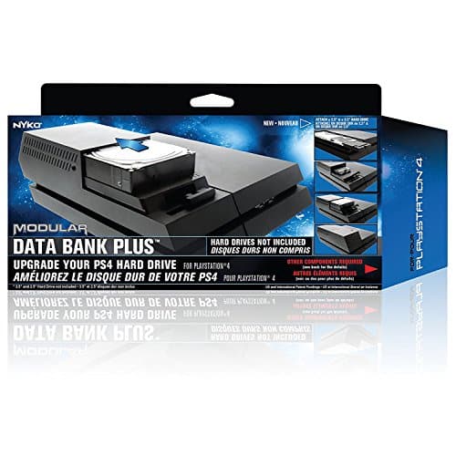 Nyko Data Bank Plus – Data Bank 3.5″ Hard Drive Enclosure Upgrade Dock for PlayStation 4