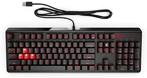 OMEN by HP Wired USB Gaming Keyboard 1100 (Black/Red)