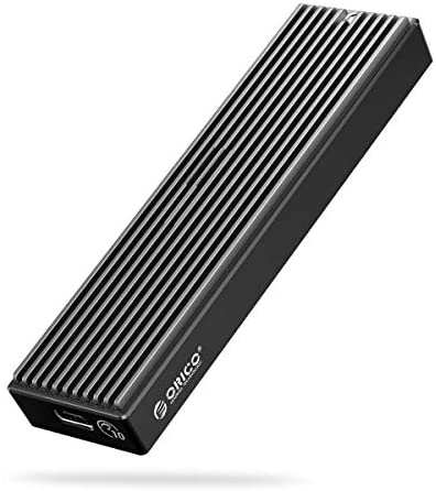 ORICO M.2 NVMe SSD Enclosure, USB 3.1 Gen 2 (10 Gbps) to NVMe PCI-E M.2 SSD Case Support UASP for NVMe SSD Size 2230/2242/2260/2280(up to 2TB)