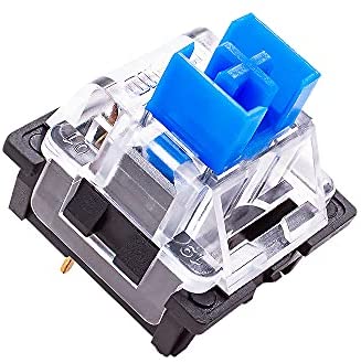 OUTEMU Blue Switches 3 Pin Key Switch- Gateron& Cherry MX Equivalent DIY Replaceable Switches for Mechanical Gaming Keyboard 32 Pieces (Blue)