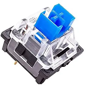 OUTEMU (Gaote) Blue Switch 3 Pin Keyswitch DIY Replaceable Switches for Mechanical Gaming Keyboard (20 PCS) (Blue)