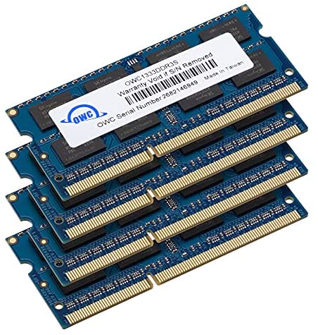 OWC 16.0GB (4 x 4GB) 1333MHz 204-Pin DDR3 SO-DIMM PC3-10600 CL9 Memory Compatible with iMac