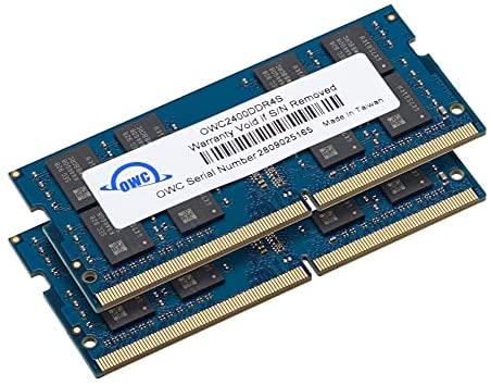 OWC 32GB (2x16GB) 2400MHZ DDR4 SO-DIMM PC4-19200 Memory Upgrade for 2017 iMac 27 inch with Retina 5K Display