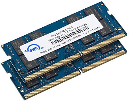 OWC 64GB (2 x 32GB) PC21300 DDR4 2666MHz SO-DIMMs Memory Compatible with Mac Mini 2018, iMac 2019 and up, and Compatible PCs