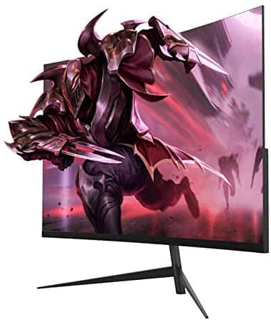 Oecrayy 24″ Curved Gaming Monitor 144Hz 1080p 2ms VA Display Monitor, Full HD Eye Care Curved Screen Computer Monitor with HDMI DP Port, Black