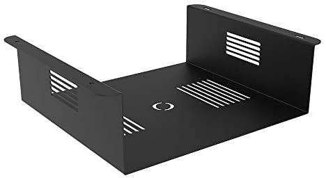 Oeveo Under Mount 242-12W x 4H x 11D | Under Desk Computer Mount for Small Form Factor SFF Computers | UCM-242