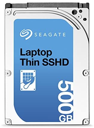 (Old Model) Seagate 500GB Gaming SSHD Sata 8GB NAND Sata 6Gb/s 2.5-Inch Internal Bare Drive (ST500LM000)