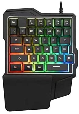 One Hand Mechanical Gaming Keyboard Half Keyboard Small Gaming Keyboards with Backlight