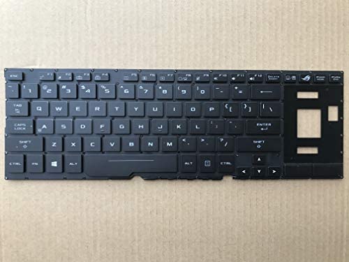 Original New for Asus ROG Zephyrus S GX701 (2019) Gaming Laptop GX701GW-DB76 17.3” Keyboard US Backlit