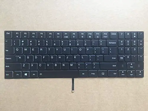 Original New for Lenovo Legion Y530 Y530-15 Y530-15ICH Series US Black Backlit Gaming Laptop Keyboard White Word