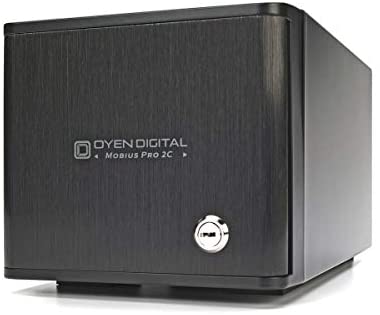 Oyen Digital Mobius Pro 2C 2-Bay USB-C RAID Hard Drive Enclosure (3R2-2C-M)