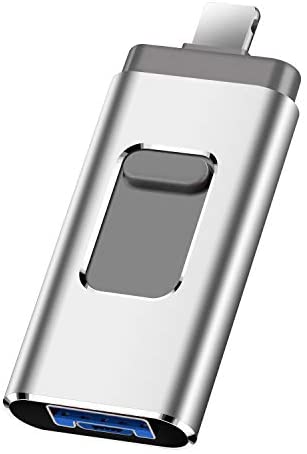 PANGUK Flash Drive for Phone Photo Stick 1TB Memory Stick USB 3.0 Flash Drive Thumb Drive for Phone and Computers (1TB Silver)