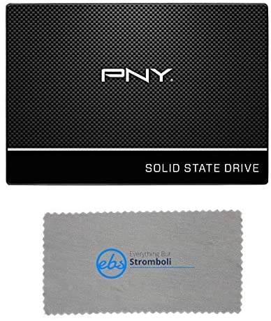 PNY CS900 120GB 2.5” Sata III Internal Solid State Drive (SSD) (SSD7CS900-120-RB) Works with Acer Aspire E 15, Aspire 1, Laptops – Bundle with (1) Everything But Stromboli Microfiber Cloth