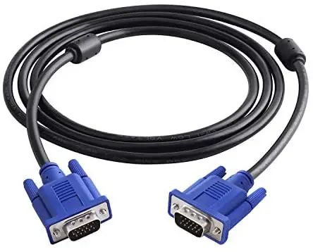 Pasow VGA to VGA Monitor Cable HD15 Male to Male for TV Computer Projector (6 Feet)