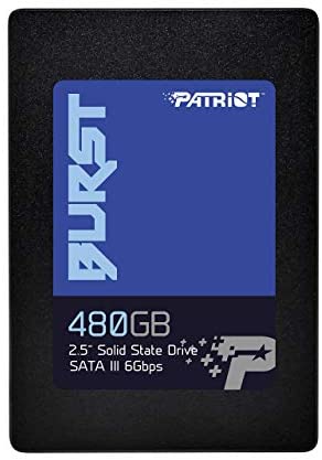 Patriot Burst SSD 480 GB Burst, 2.5” Solid State Drive, SATA III, 6Gbps PBU480GS25SSDR