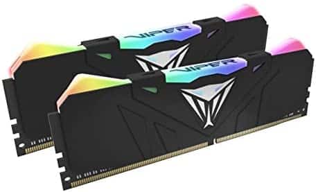 Patriot Viper Gaming RGB Series DDR4 DRAM 3200MHz 16GB Kit – Black – RGB Color Profiles